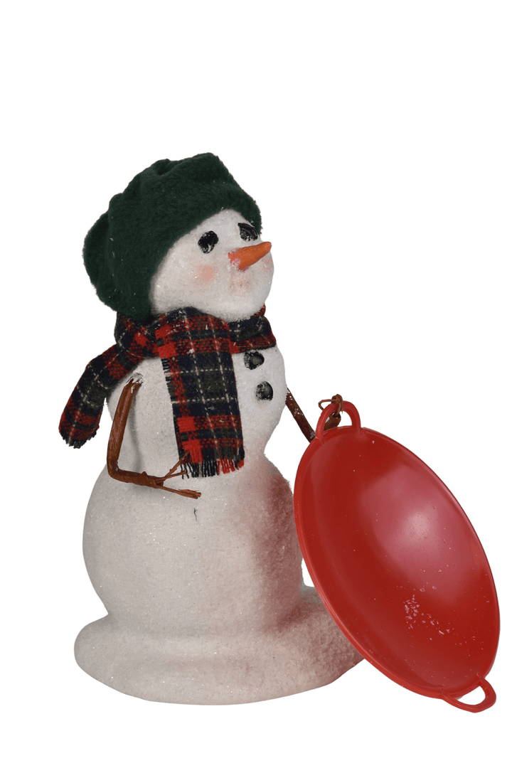 Snowman with Saucer