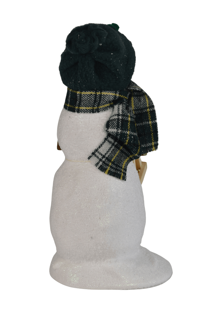 Snowman with Bird Feeder