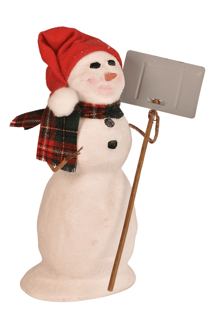 Snowman with Shovel