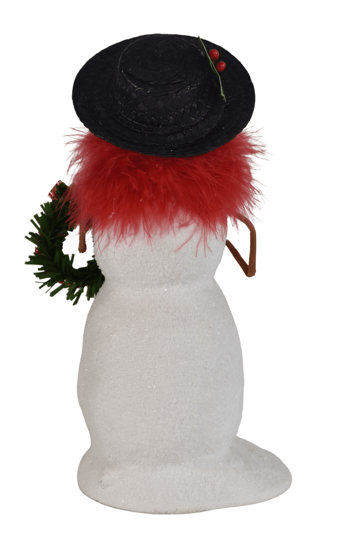 Snowman with Wreath