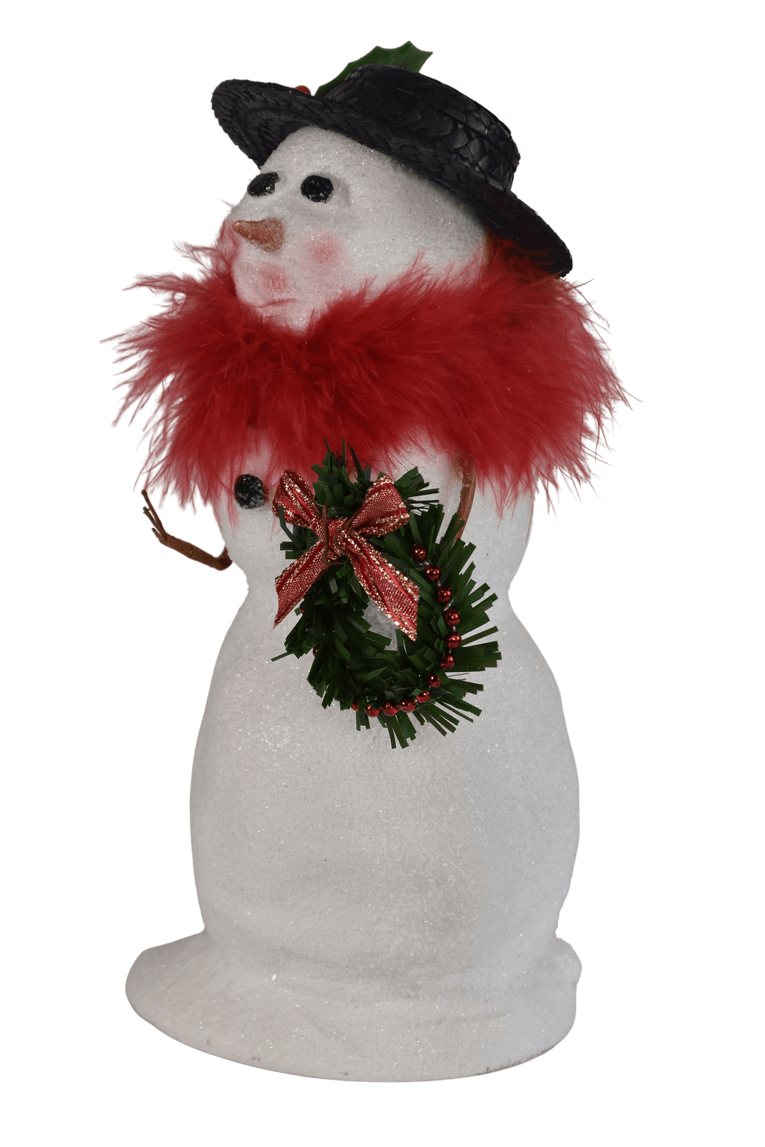 Snowman with Wreath