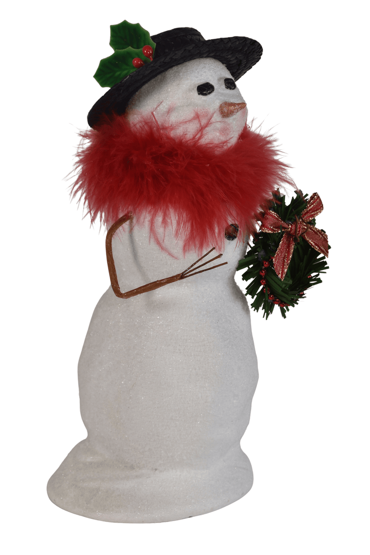 Snowman with Wreath