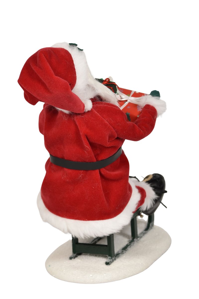 Santa On Sled