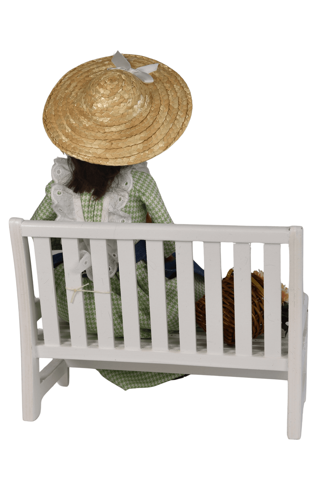 Easter Woman on Bench