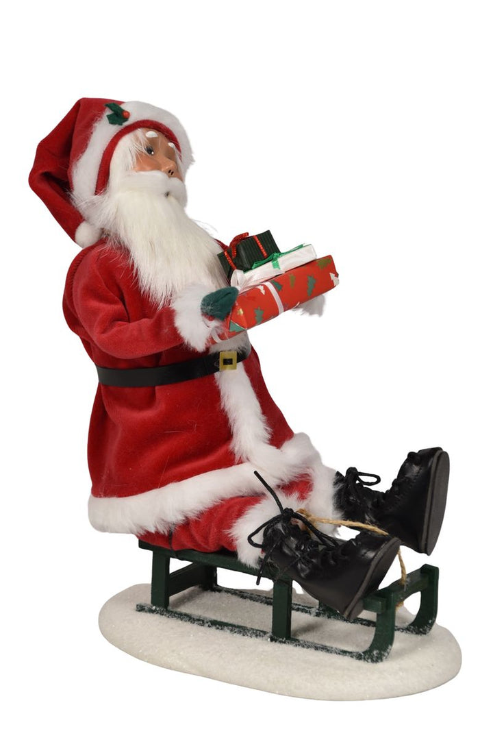 Santa On Sled